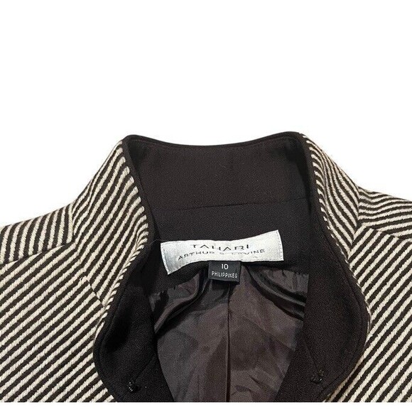 Tahari Arthur S. Levine Women's Blazer Jacket Women's Size 10 Wool Open Front - Picture 4 of 9